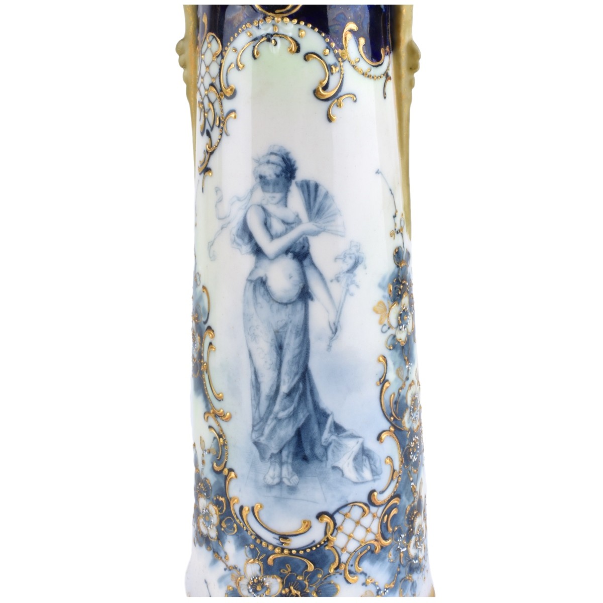 Two (2) Turn Teplitz Amphora Vases