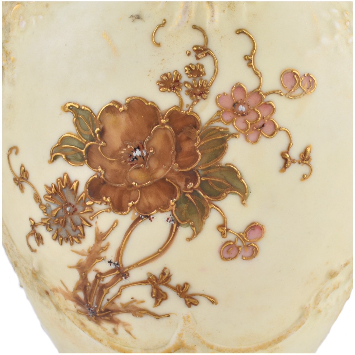 Two (2) Turn Teplitz Amphora Vases