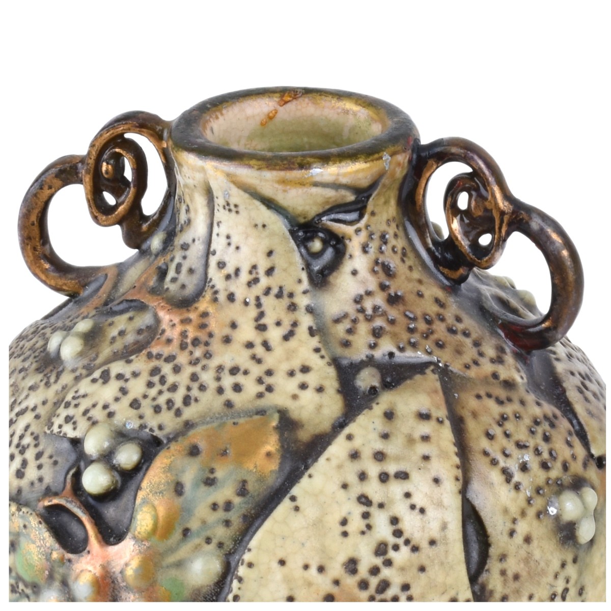 Turn Teplitz Amphora Pottery Vase