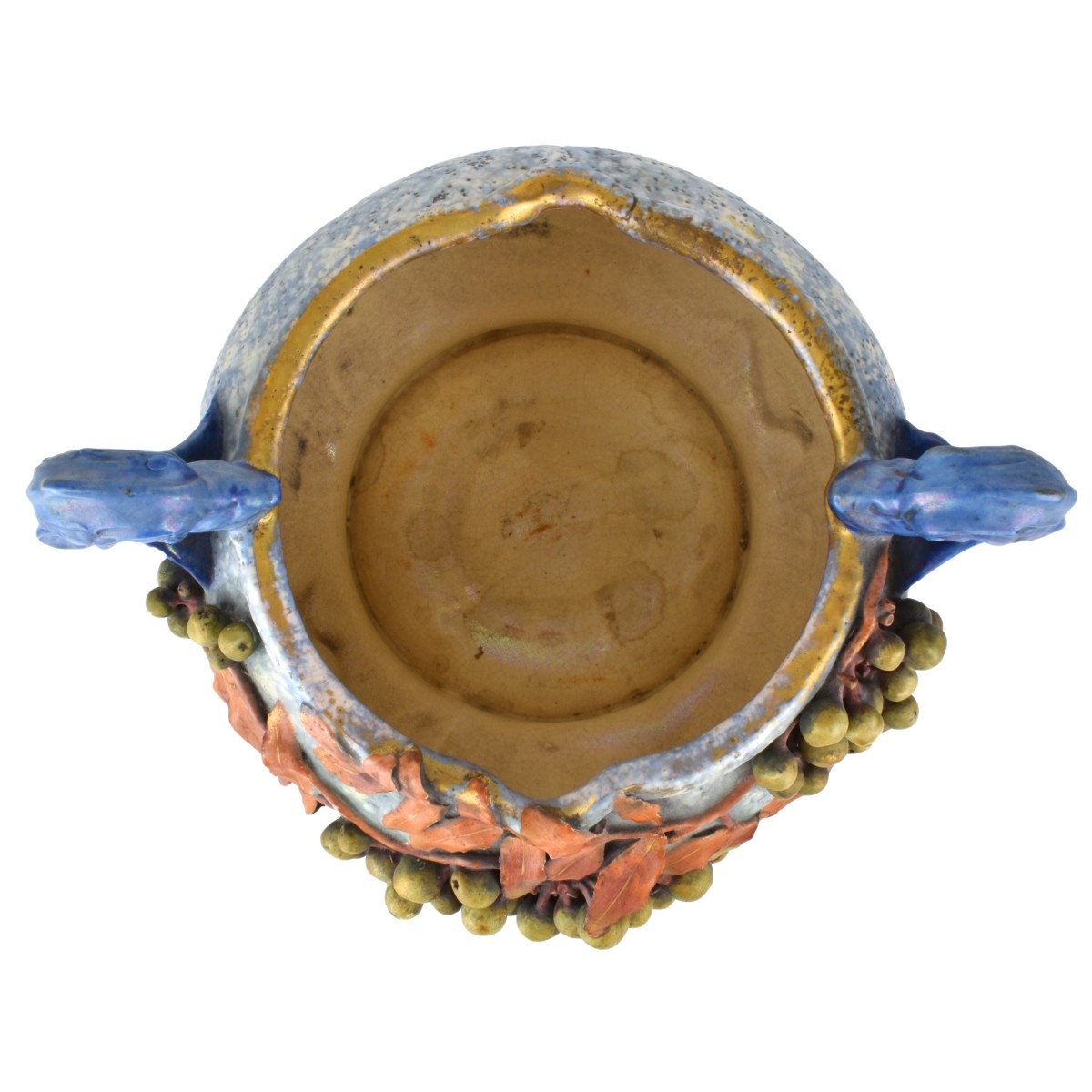 Art Nouveau Amphora Handled Edda Pottery Bowl