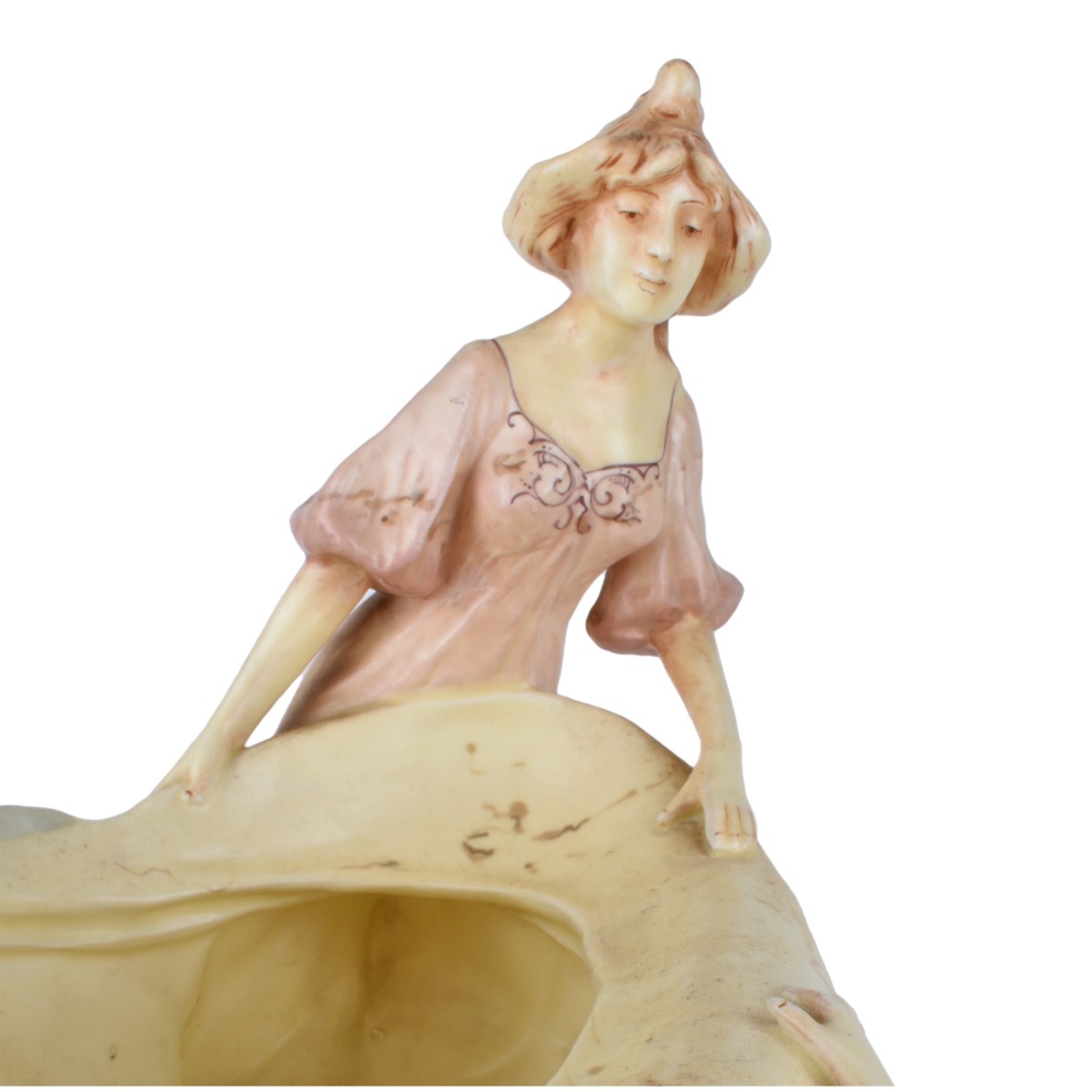 Royal Dux Amphora Art Nouveau Figural Group