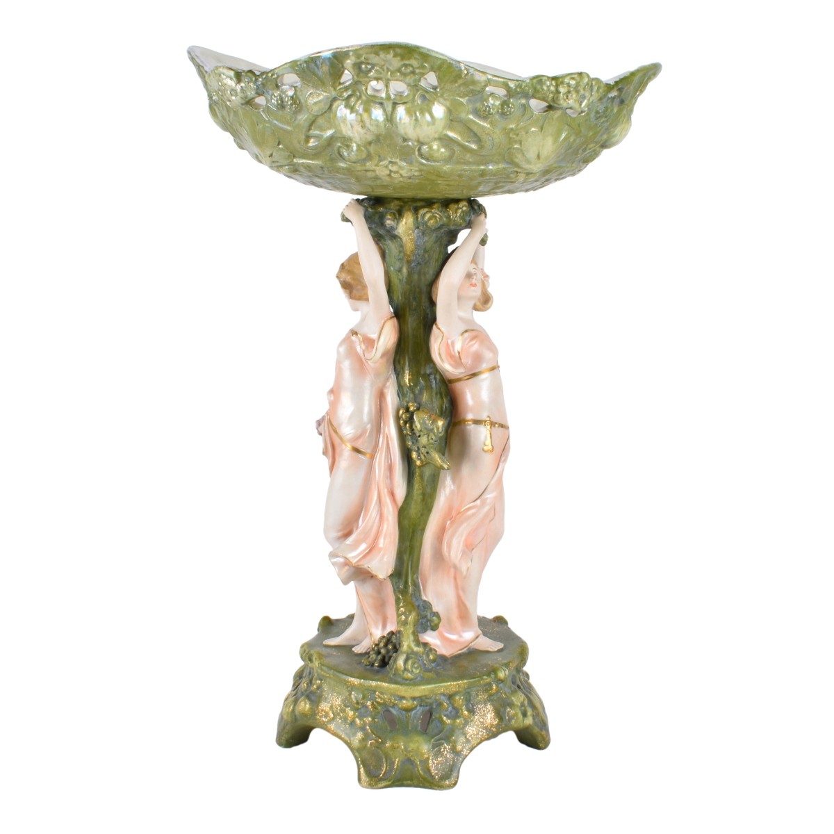 Austrian Art Nouveau Porcelain Centerpiece