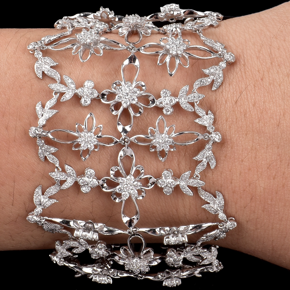 Diamond and 18K Gold Bracelet