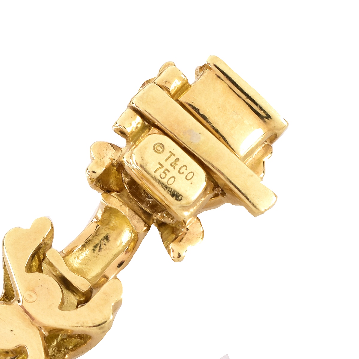 Tiffany & Co Diamond and 18K Gold X Necklace