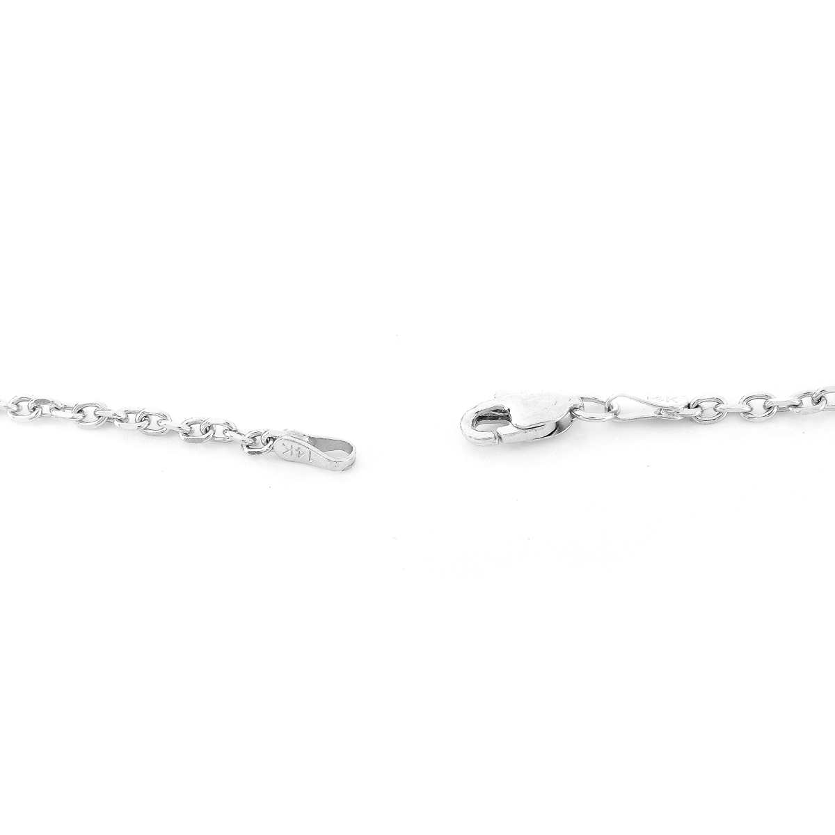 2.0ct TW Diamond and 14K Gold Necklace