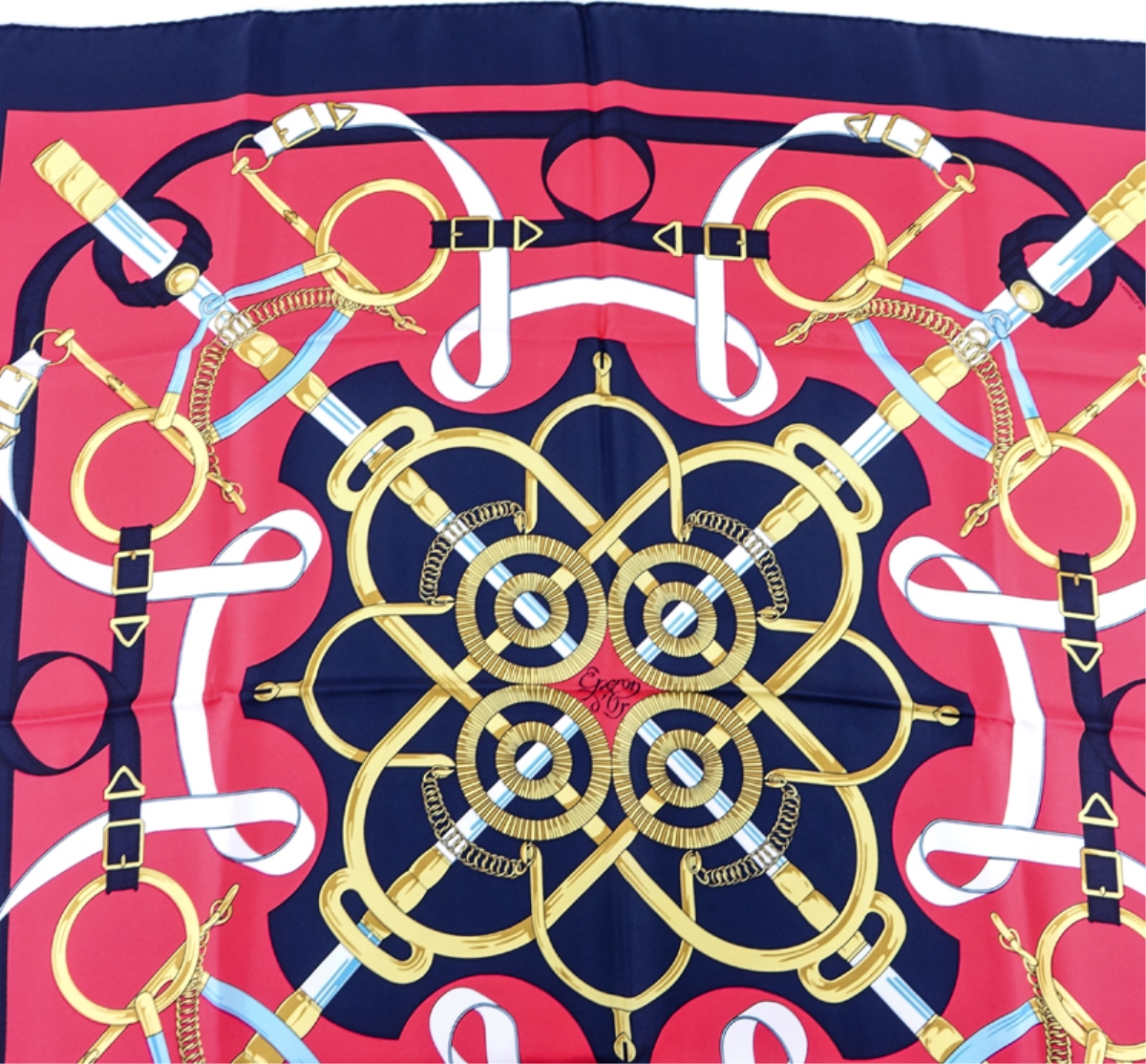 Hermes Silk Scarf "Eperon d'Or"