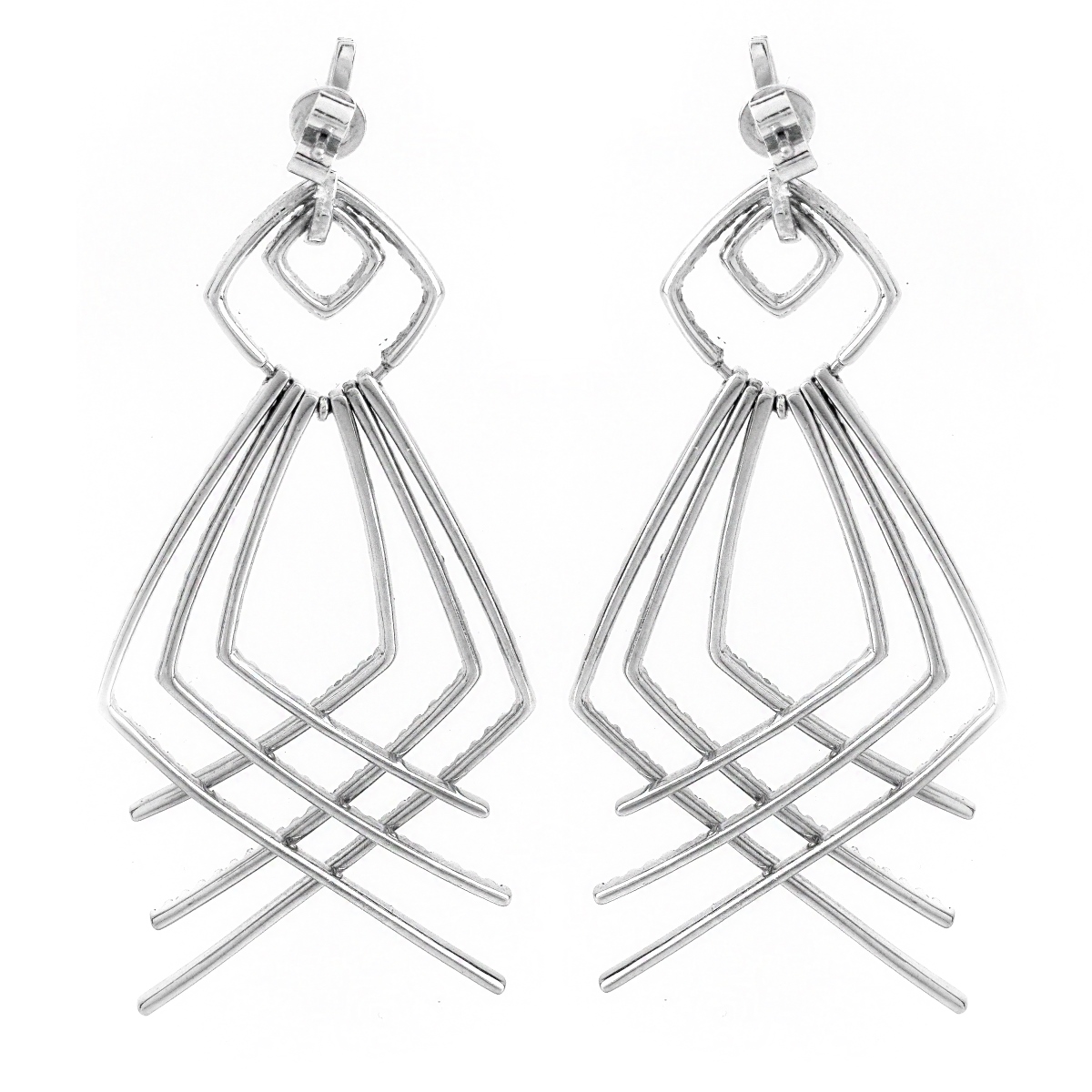 Diamond and 18K Gold Earrings