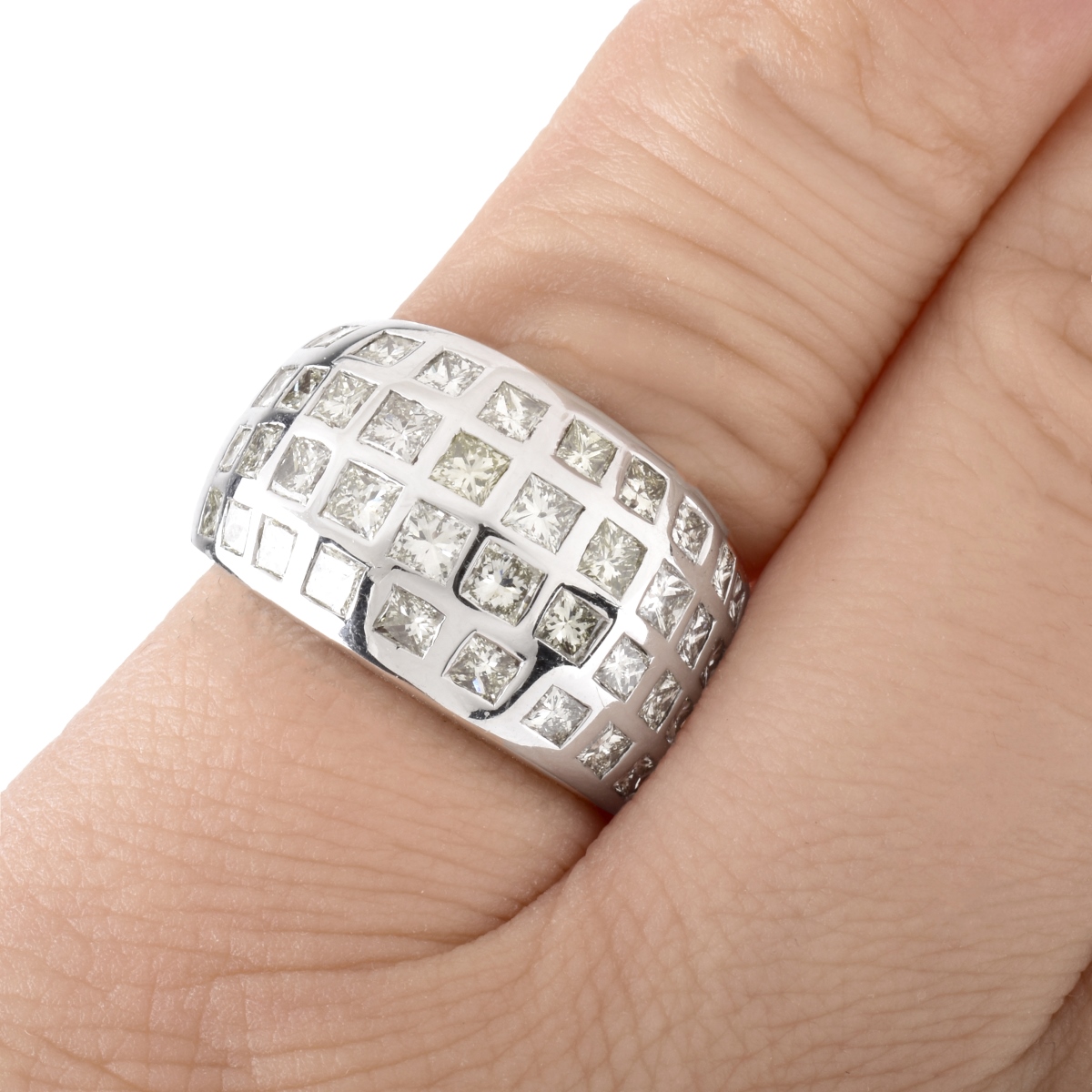 Diamond and 18K Gold Ring