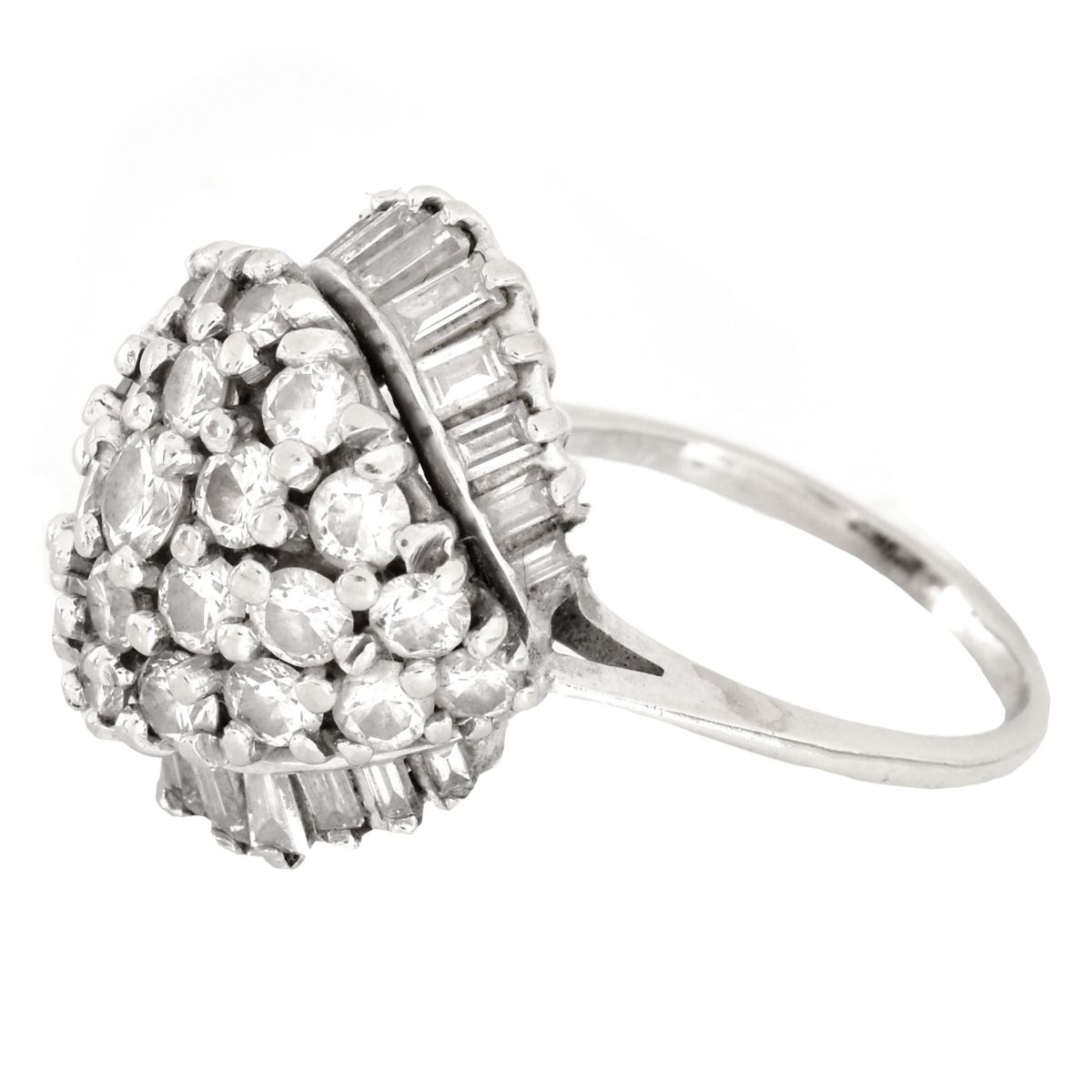 Retro 4.0ct TW Diamond Dome Ring
