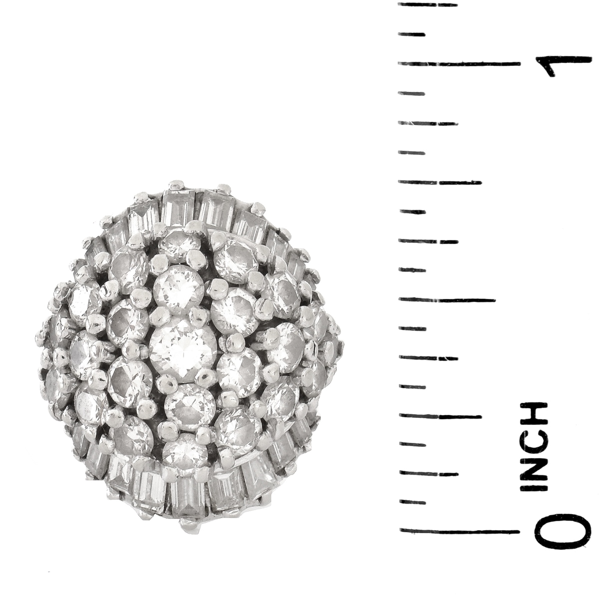 Retro 4.0ct TW Diamond Dome Ring
