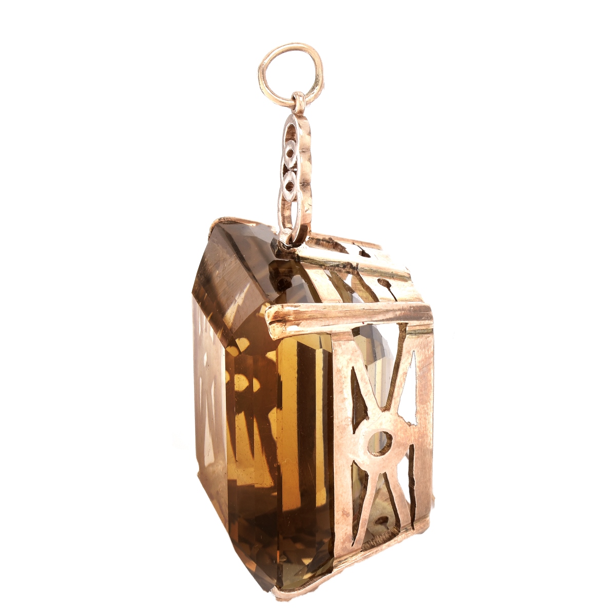 157.0 Carat Smokey Topaz Pendant