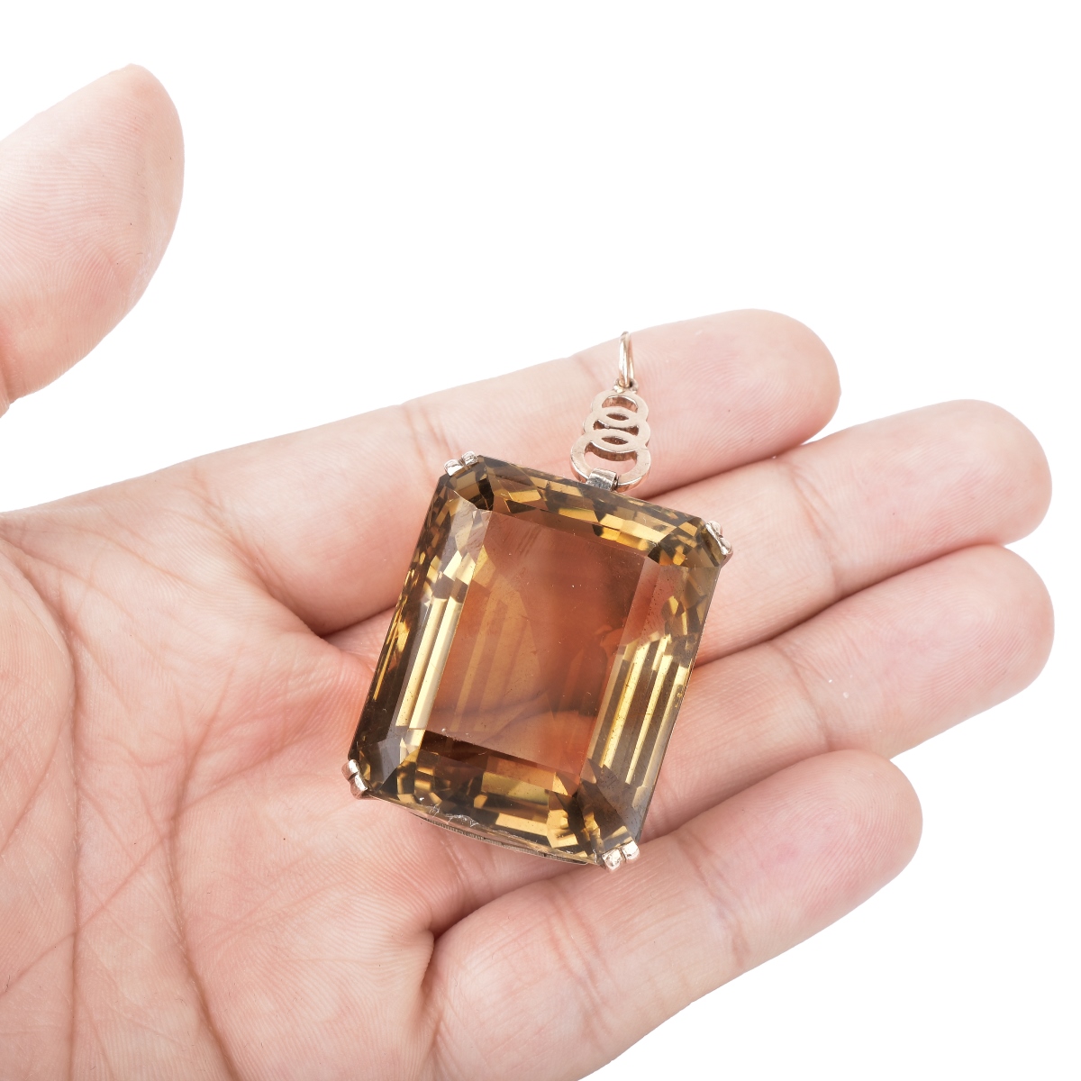157.0 Carat Smokey Topaz Pendant