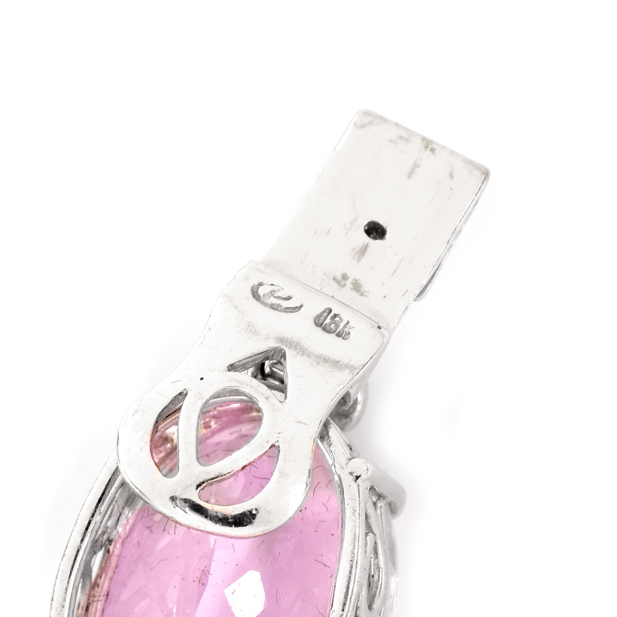 Kunzite, Diamond and 18K Gold Necklace