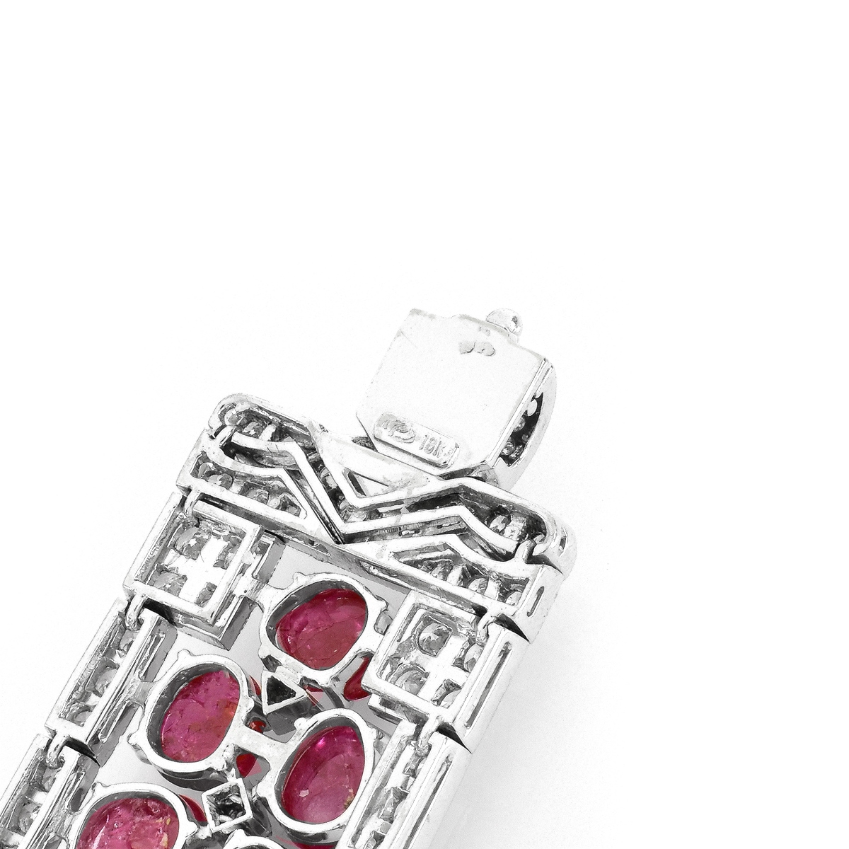 Ruby, Diamond and 18K Gold Bracelet