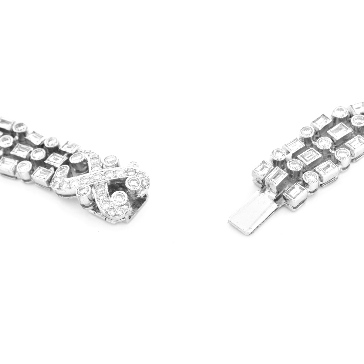 30.50ct Diamond and 18K Gold Necklace