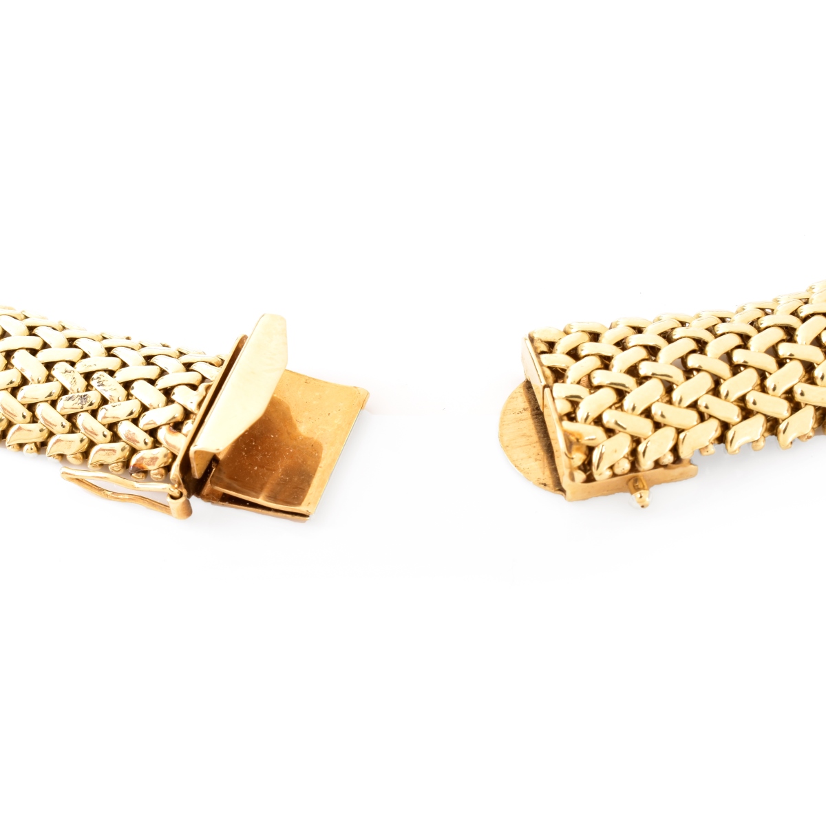 14K Gold Mesh Necklace