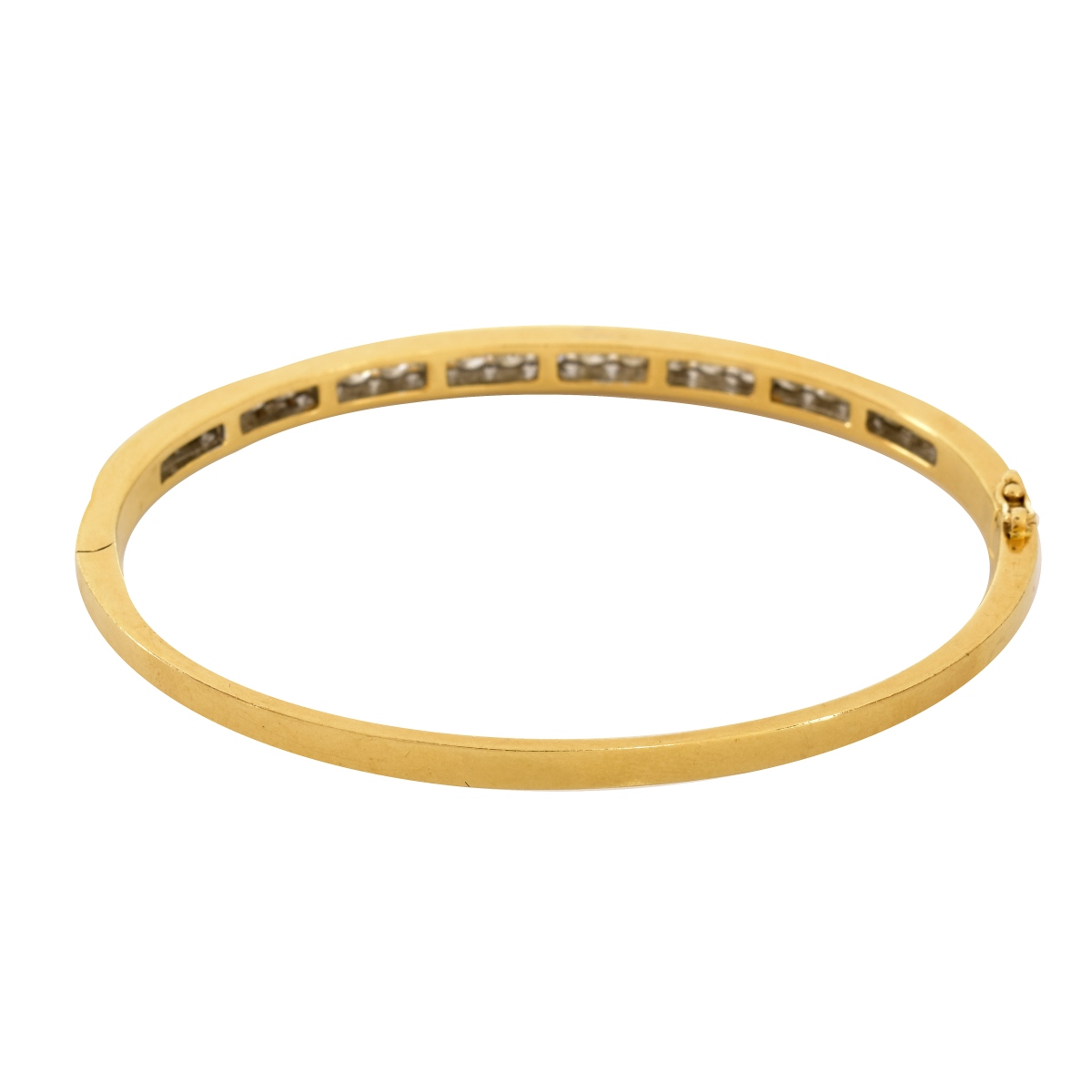 Vintage 1.50ct TW Diamond and 18K Gold Bracelet
