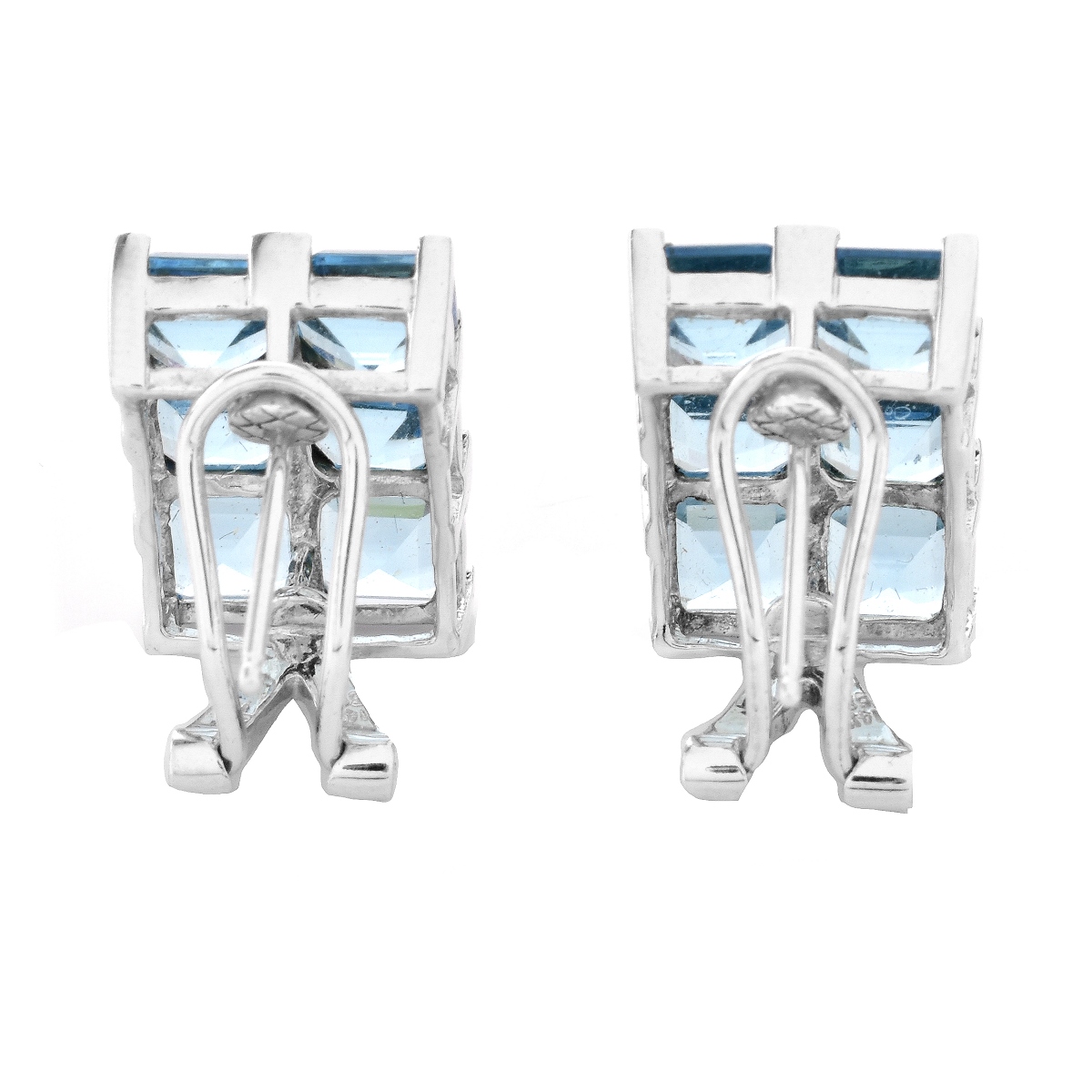 London Blue Topaz and 14K Gold Earrings