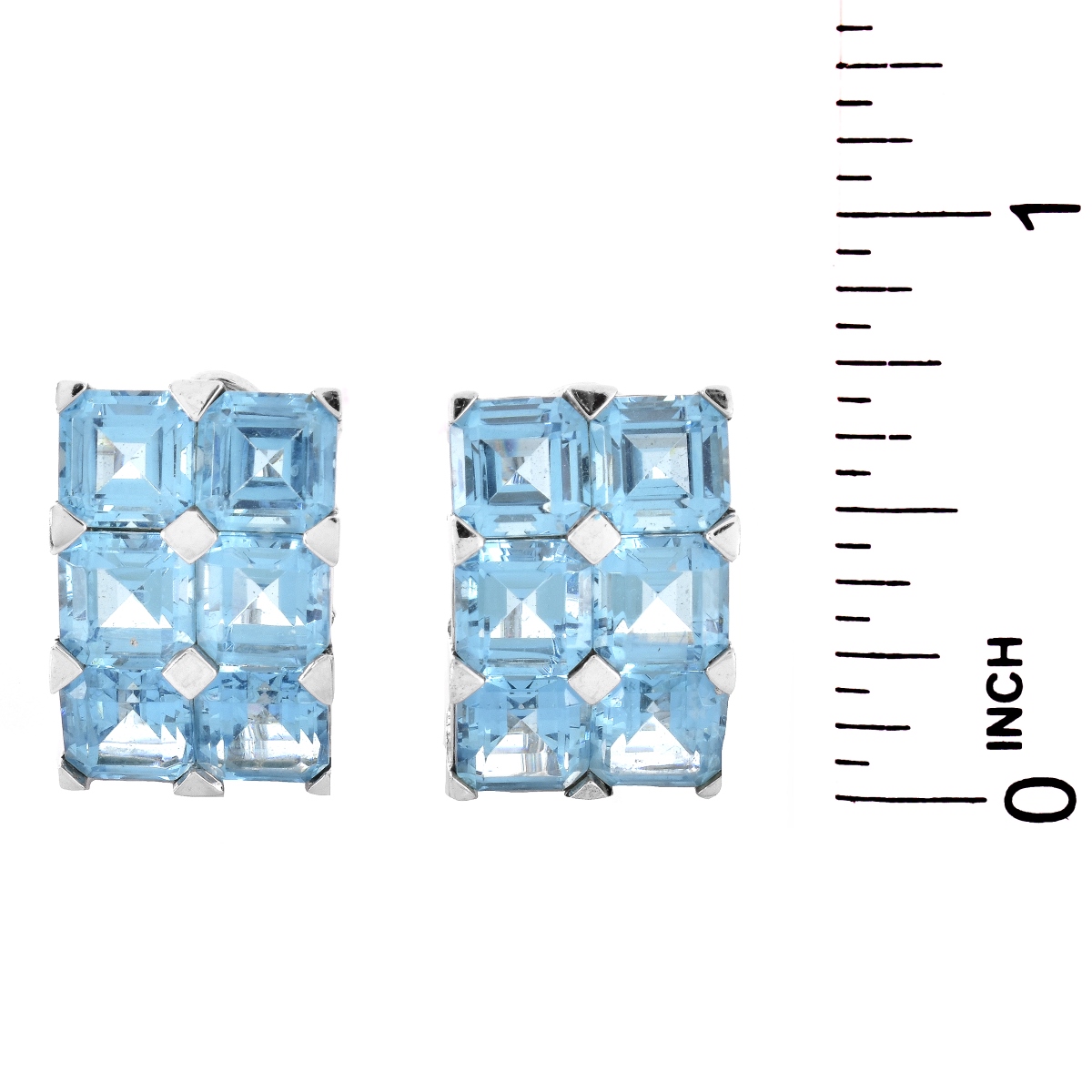 London Blue Topaz and 14K Gold Earrings