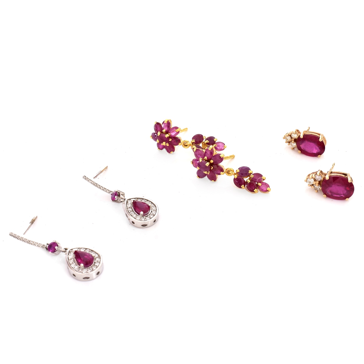 Collection of Ruby Earrings