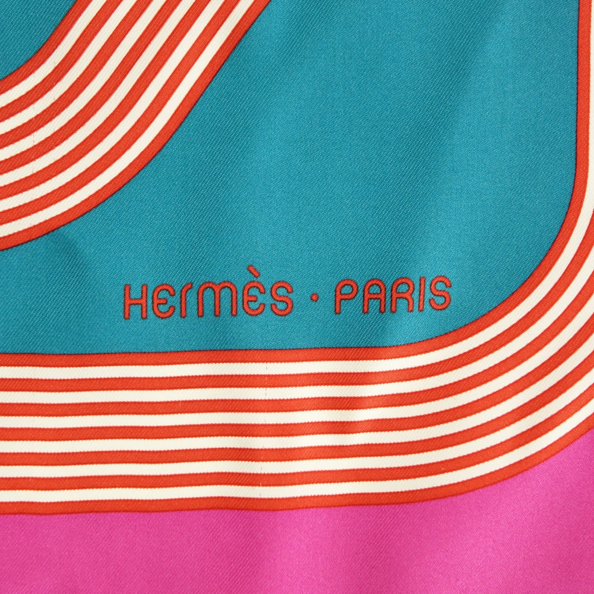 Hermes Circuit 24 Faubourg Twill Silk Scarf
