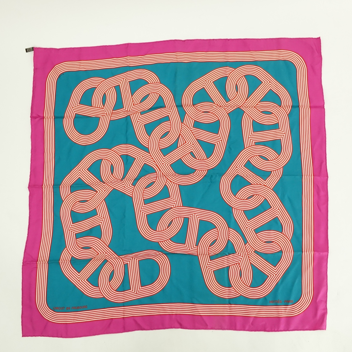 Hermes Circuit 24 Faubourg Twill Silk Scarf