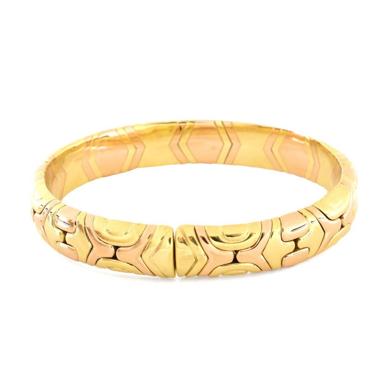 Bulgari Parentesi 18K Gold Cuff Bracelet