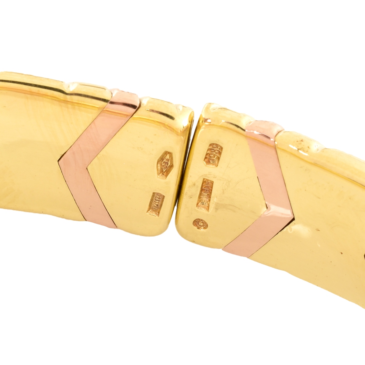 Bulgari Parentesi 18K Gold Cuff Bracelet