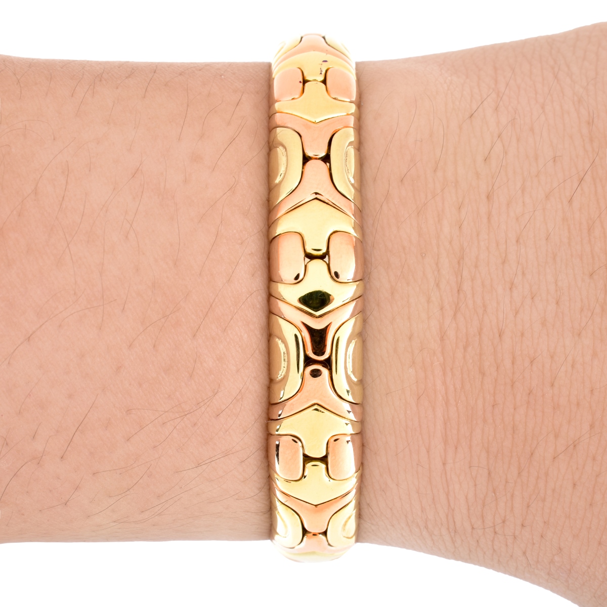 Bulgari Parentesi 18K Gold Cuff Bracelet