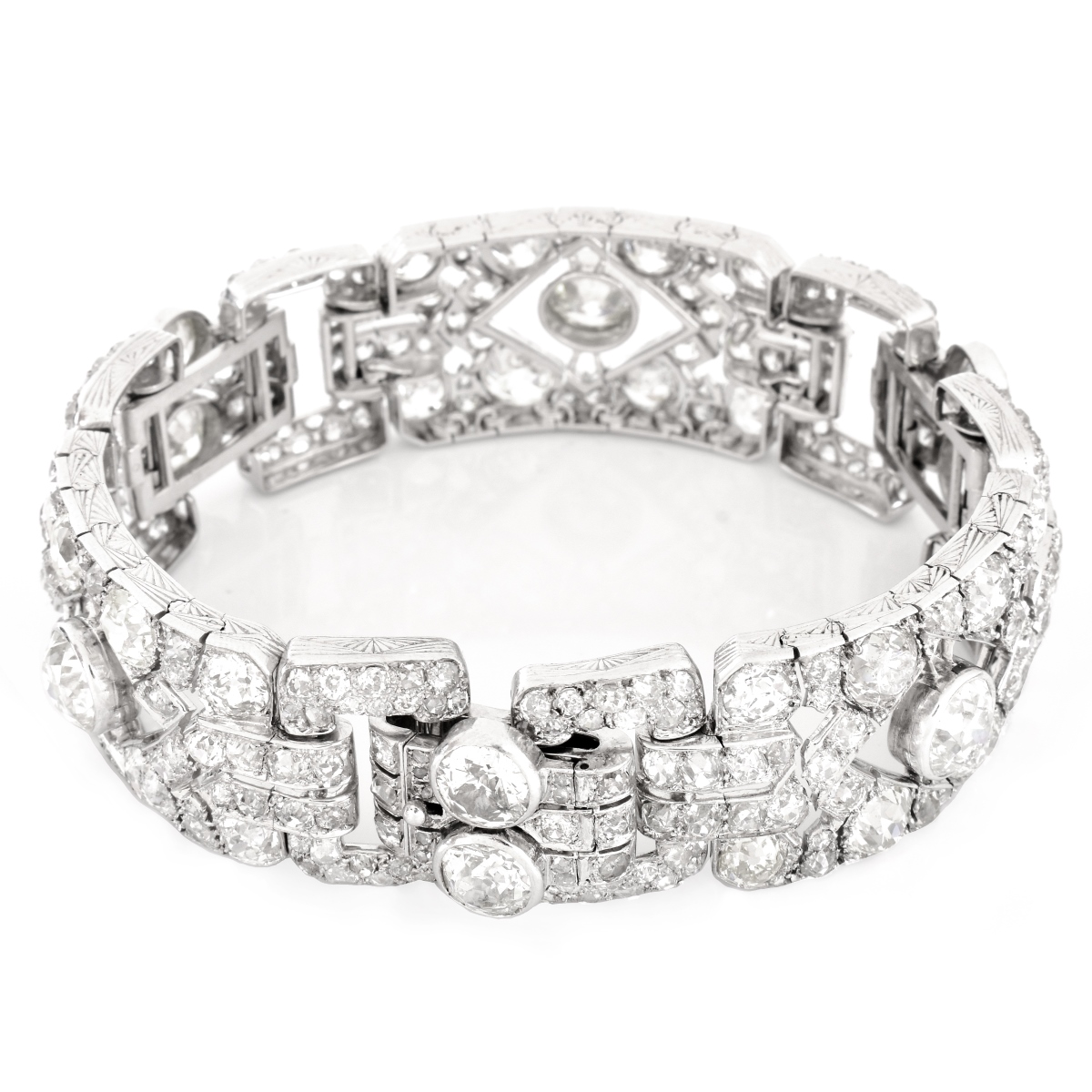 Art Deco 50.0ct. TW Diamond Bracelet