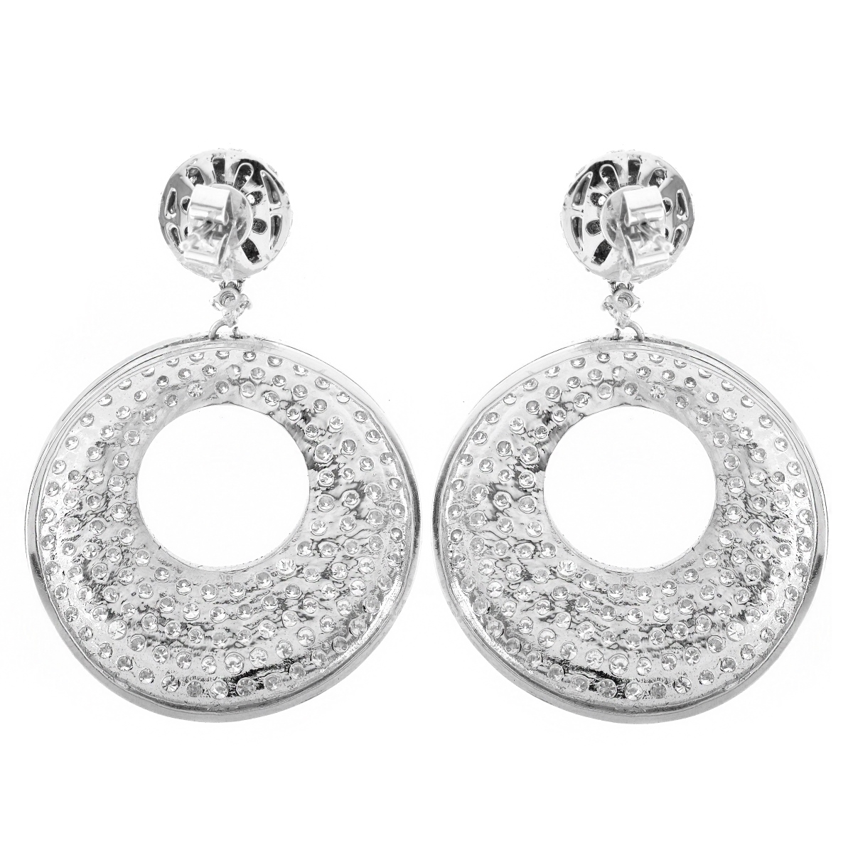 Diamond and 18K Gold Earrings