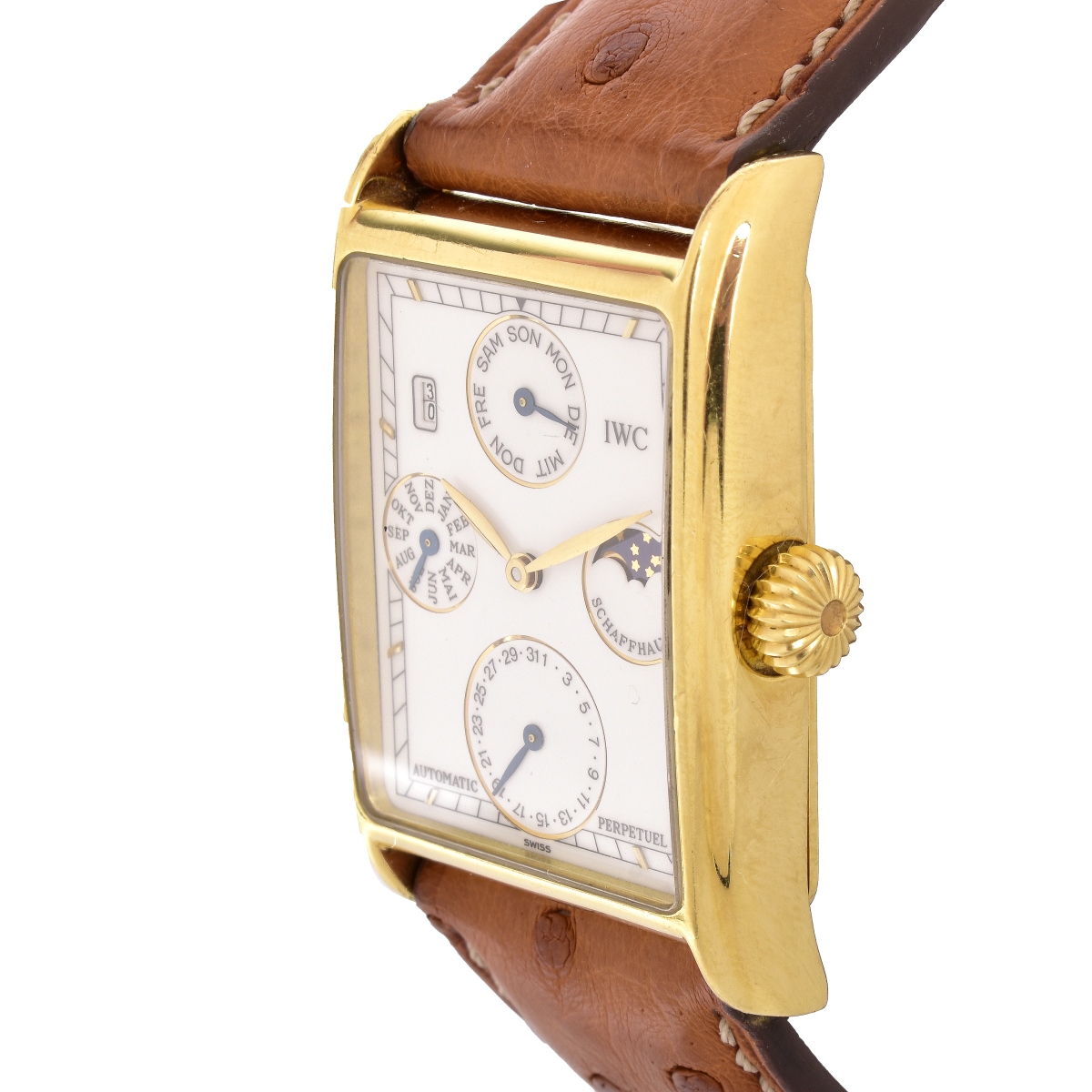 Man's IWC 18K Gold Watch