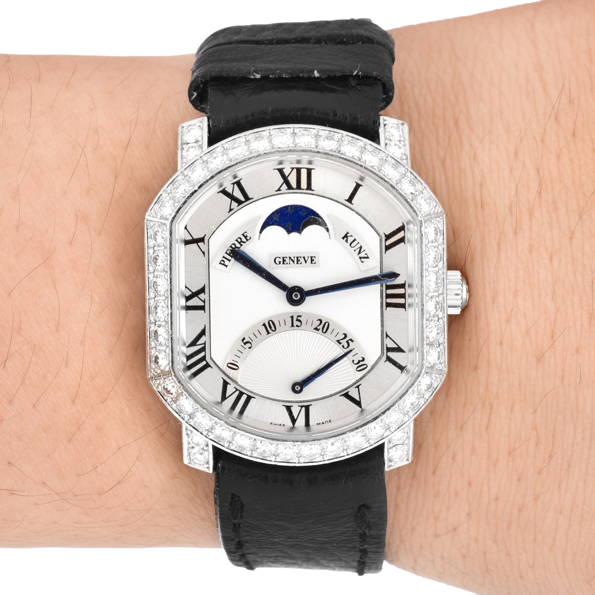 Pierre Kunz Diamond and 18K Gold Watch