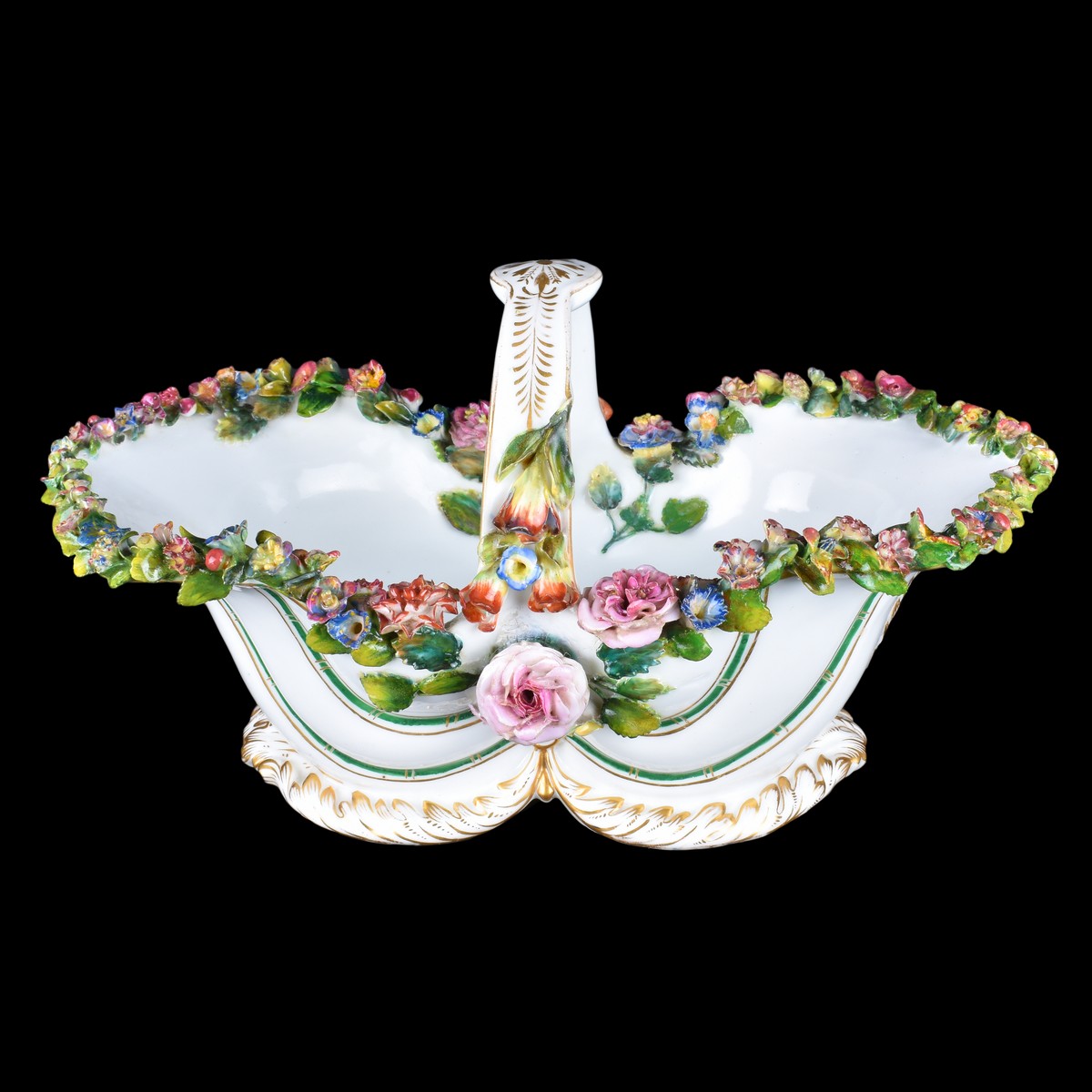 Attributed to: Miklashevsky Porcelain Basket