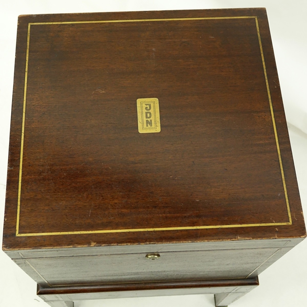 Antique Benson and Hedges Mahogany Humidor