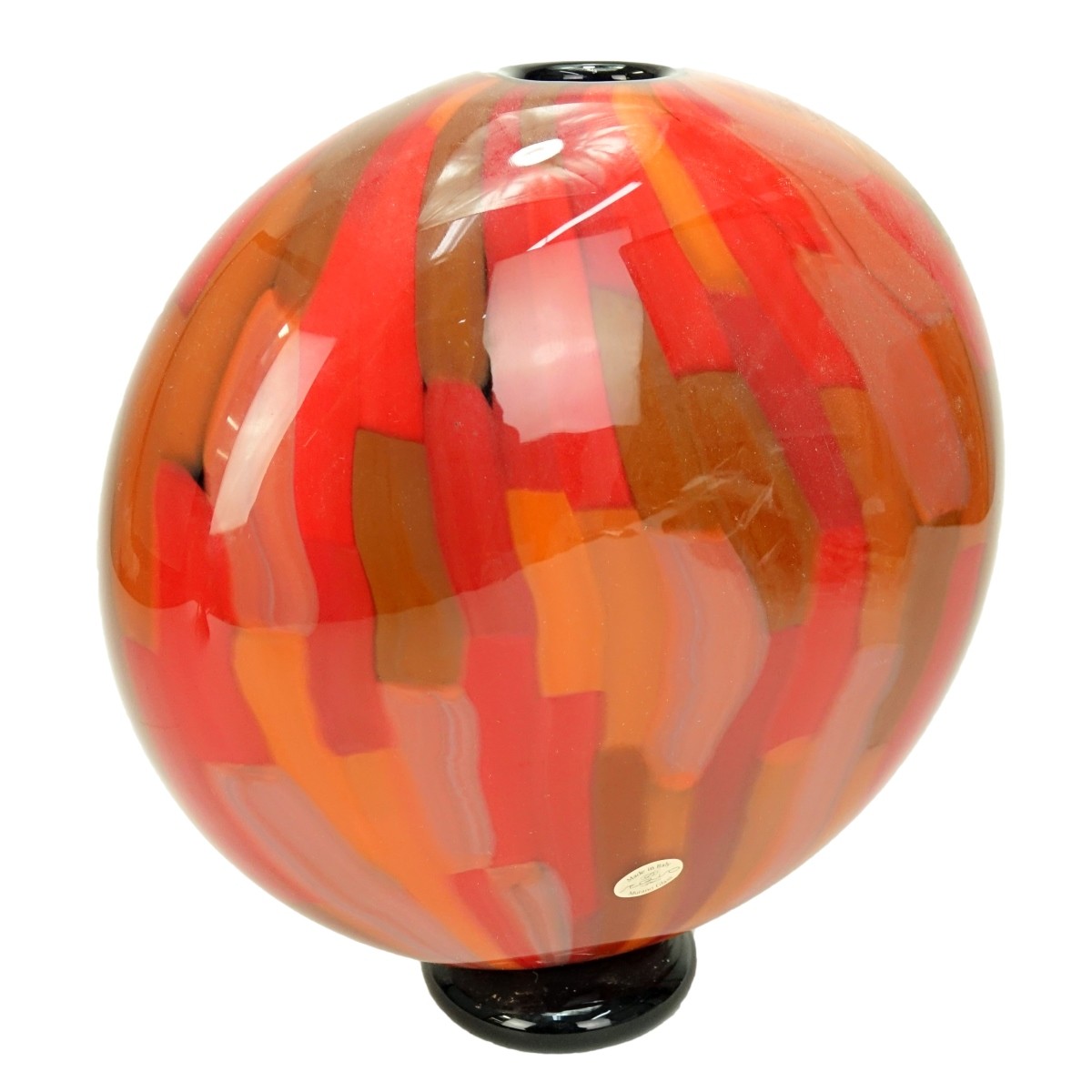 Murano Seguso Art Glass Vase