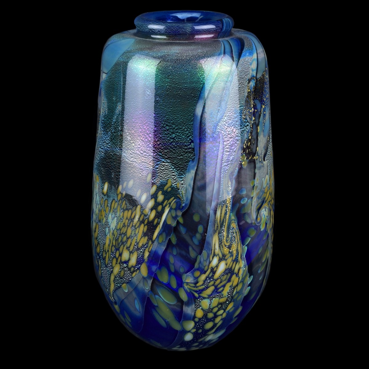 Three Art Glass Vases