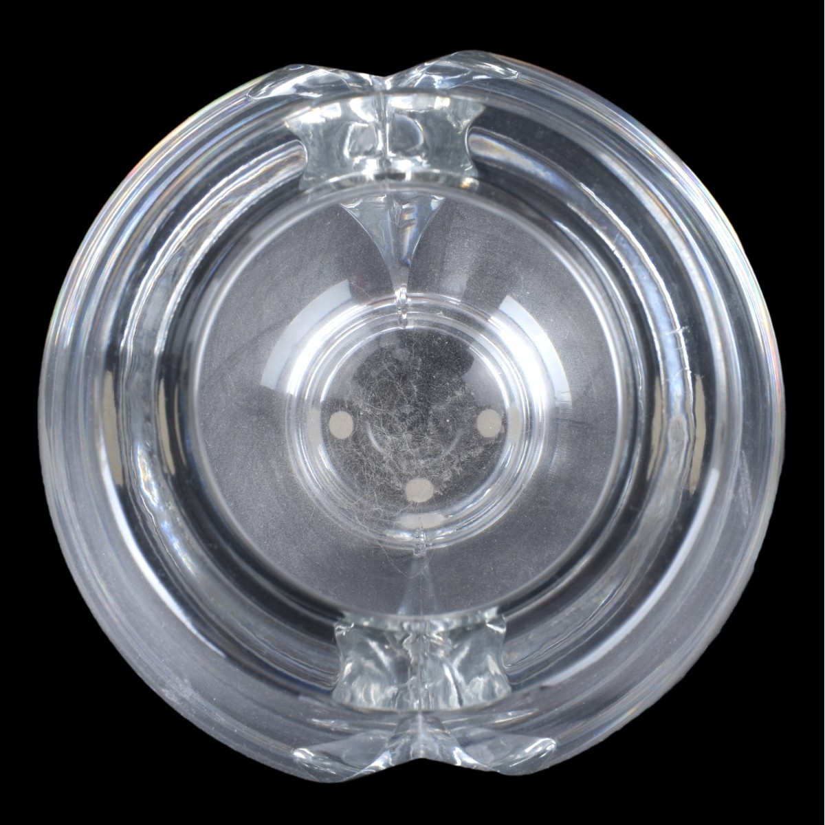 Vintage St. Louis "Univers" Clear Crystal Vase