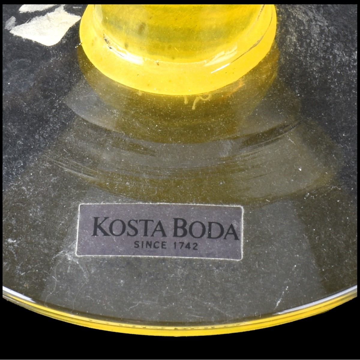 Two (2) Kosta Boda Art Glass Bottles