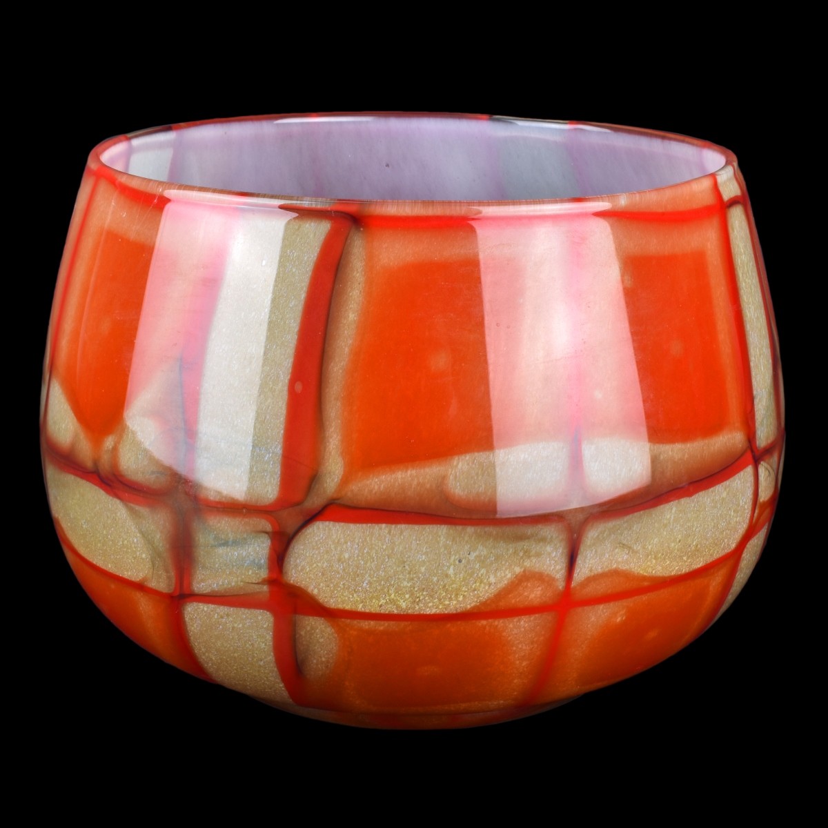 Artist's Choice from Kosta Boda Red Art Glass Bowl