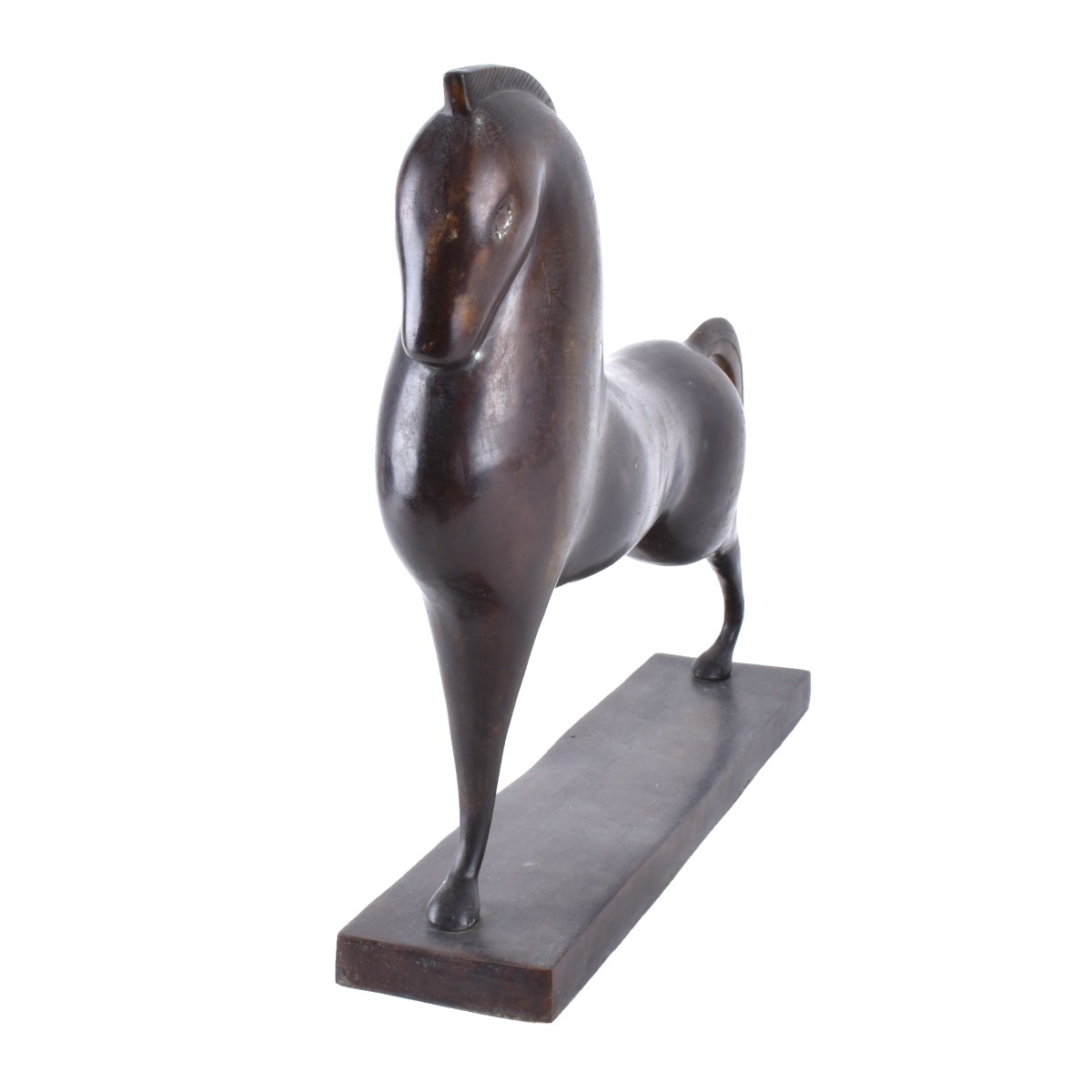 Art Deco Style Bronze Horse Sculpture