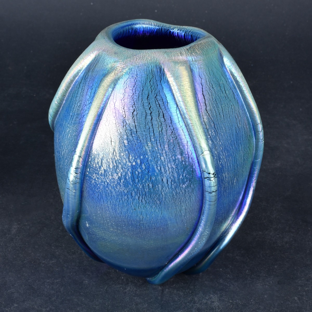Four (4) Contemporary Art Glass Vases