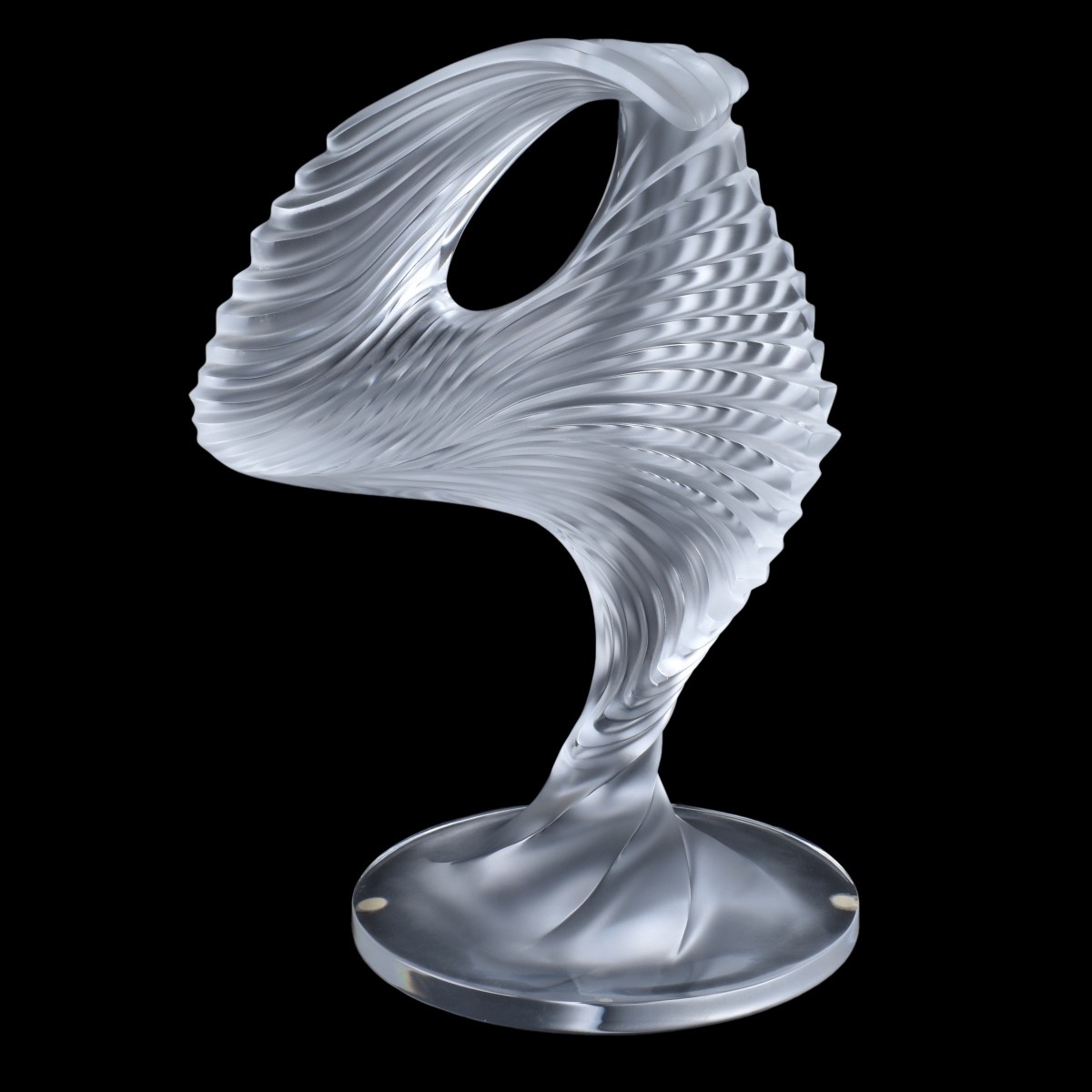 Lalique "Trophee" Crystal Sculpture