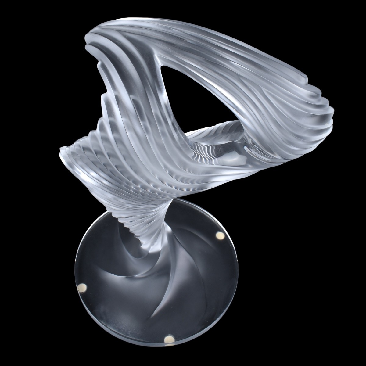 Lalique "Trophee" Crystal Sculpture