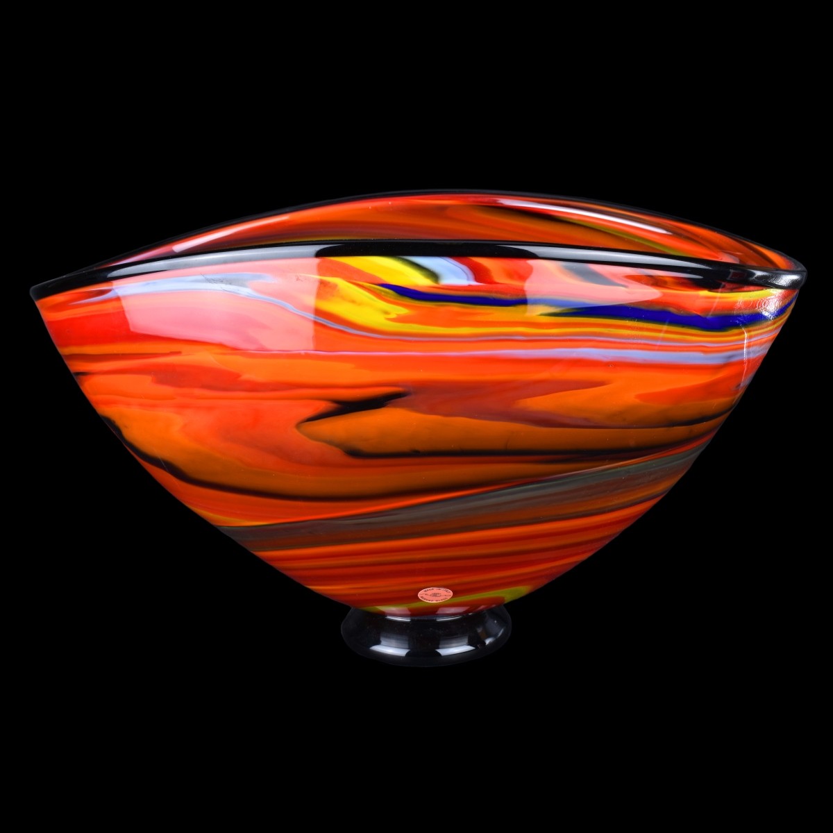 Large Seguso Murano Italian Art Glass Centerpiece