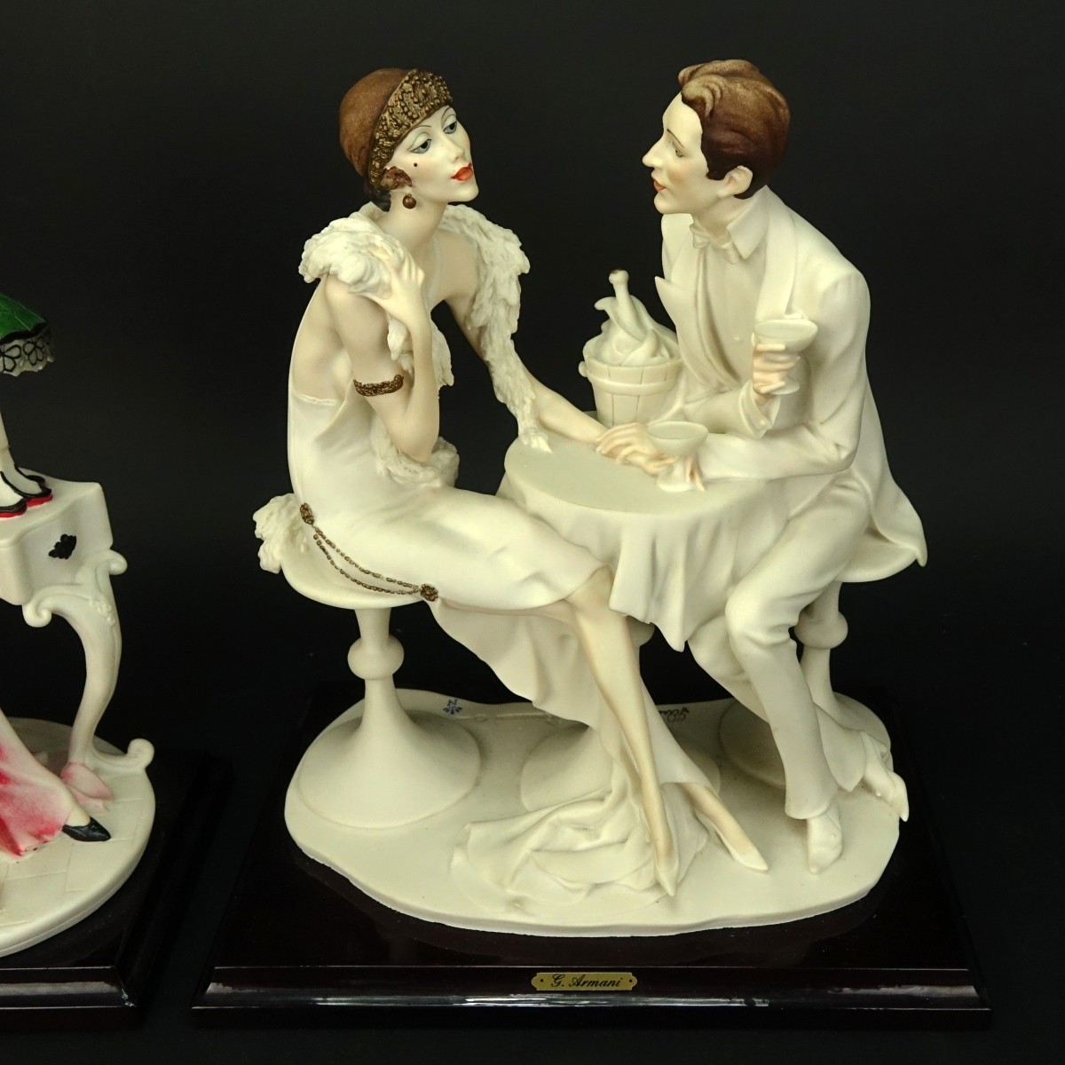 Two (2) Giuseppe Armani Polychrome Figurines