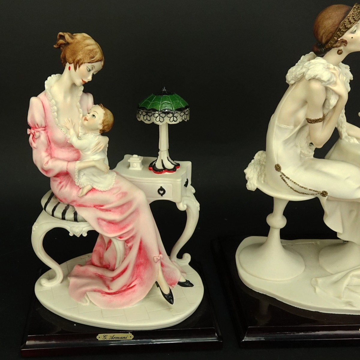 Two (2) Giuseppe Armani Polychrome Figurines