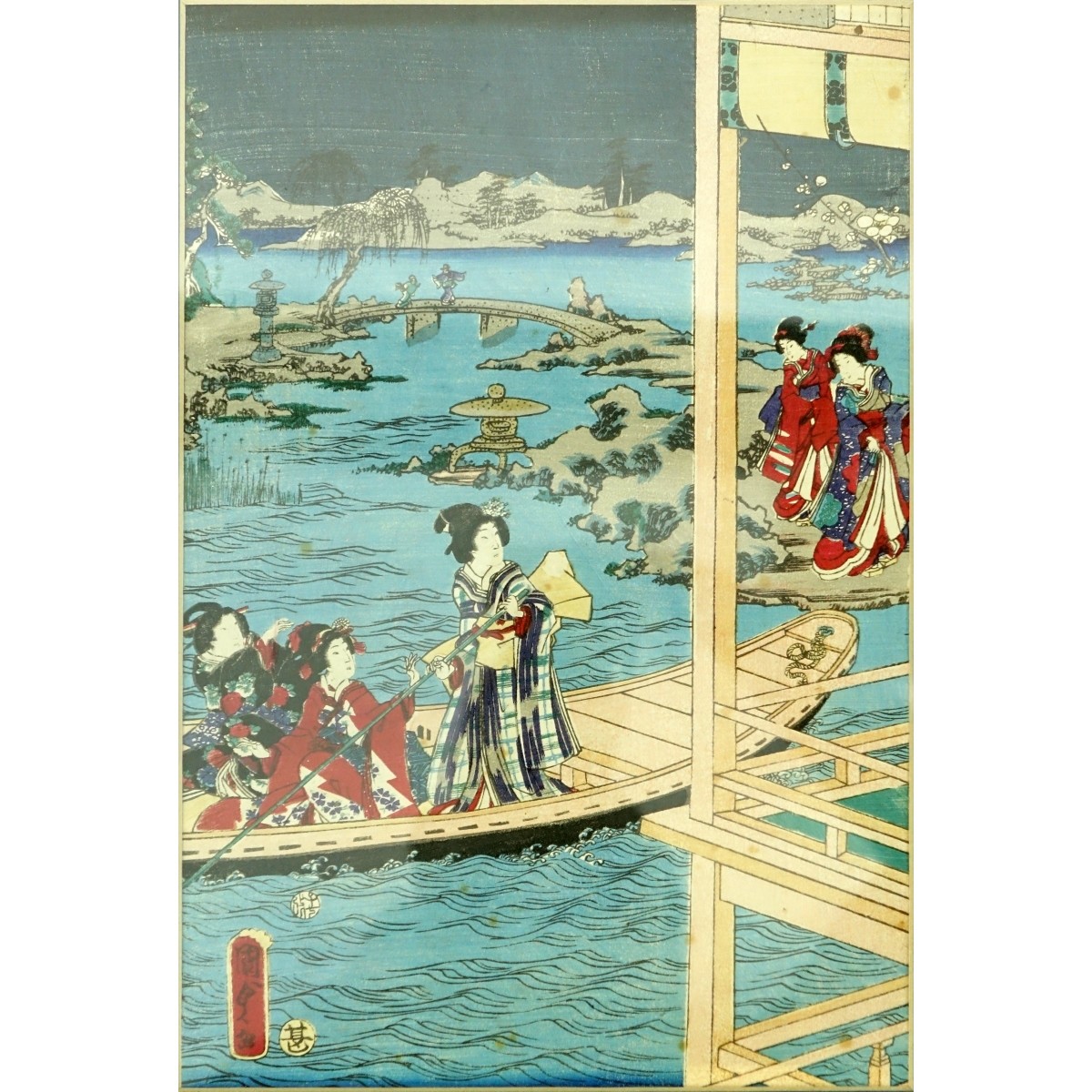 After: Utagawa Hiroshige (1797 - 1858) Woodblock
