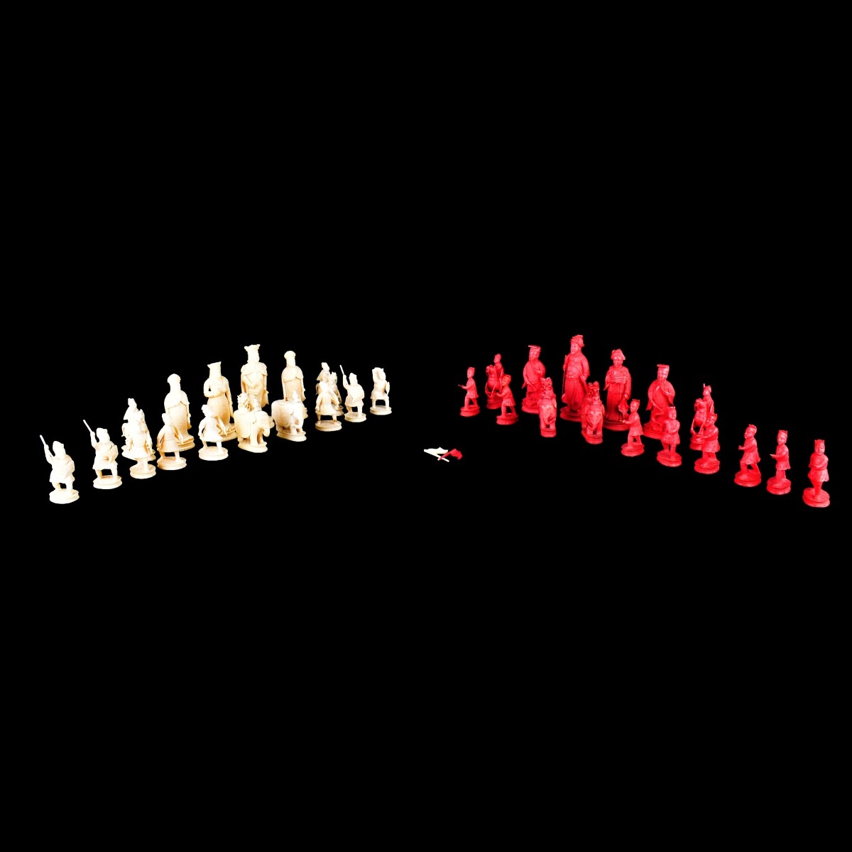 19th Century Chinese Export Chess Set