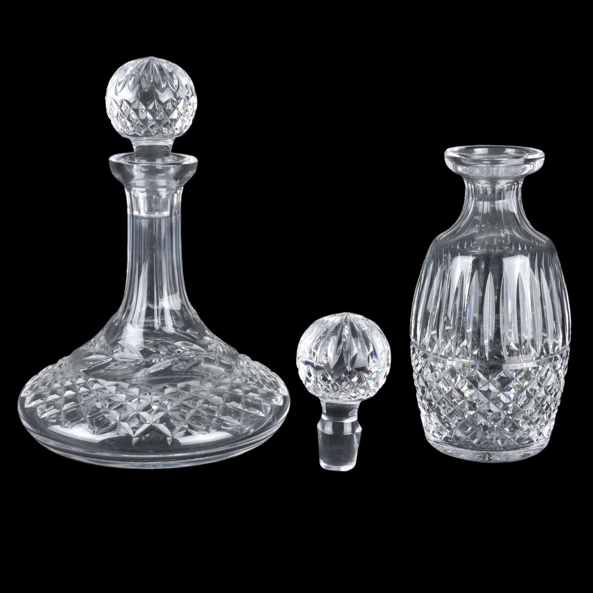 Two Crystal Decanters